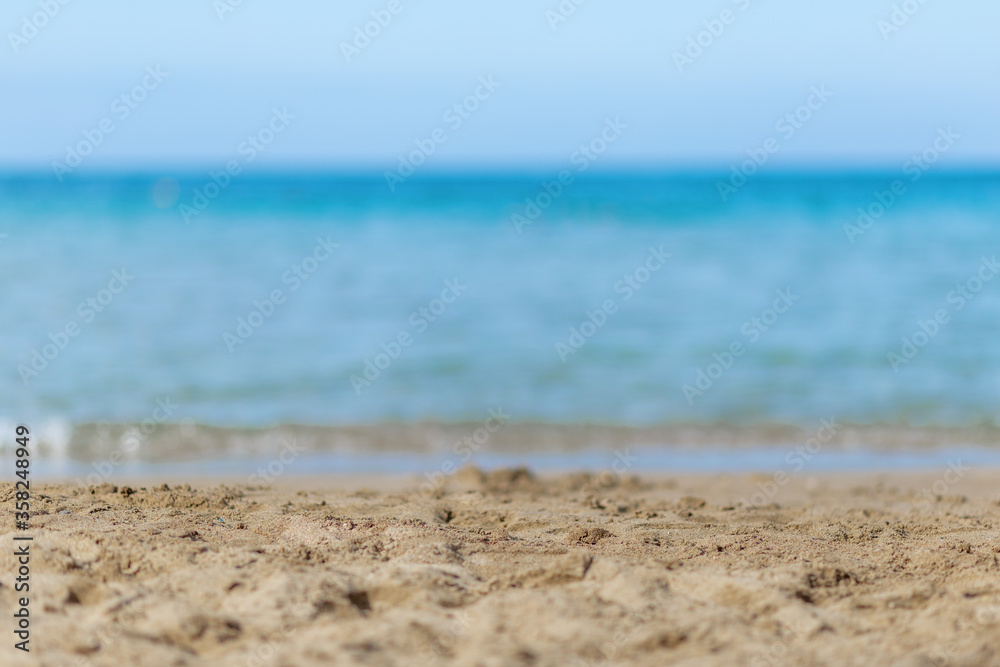 yellow sand background and decoration of sea sky and sun yellow sand background and decoration of sea sky and sun