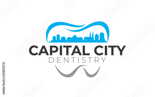 Health dental logo design