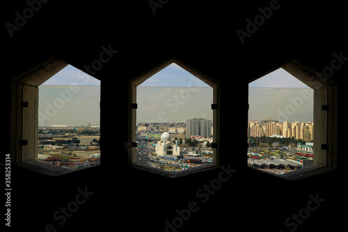 Beautiful view of the city life