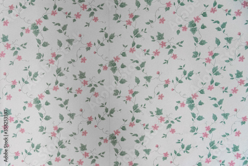vintage wallpaper texture - seamless pattern with flowers