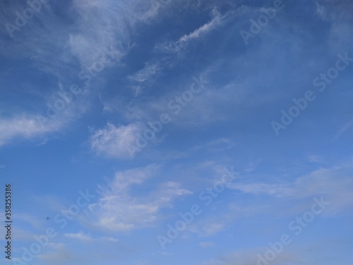 blue sky with clouds