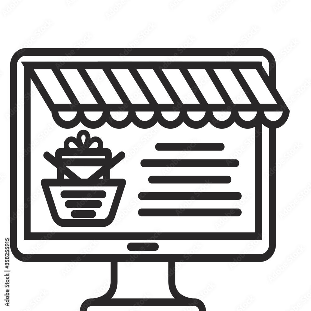 vector illustration of a shopping cart vector illustration of a shopping cart