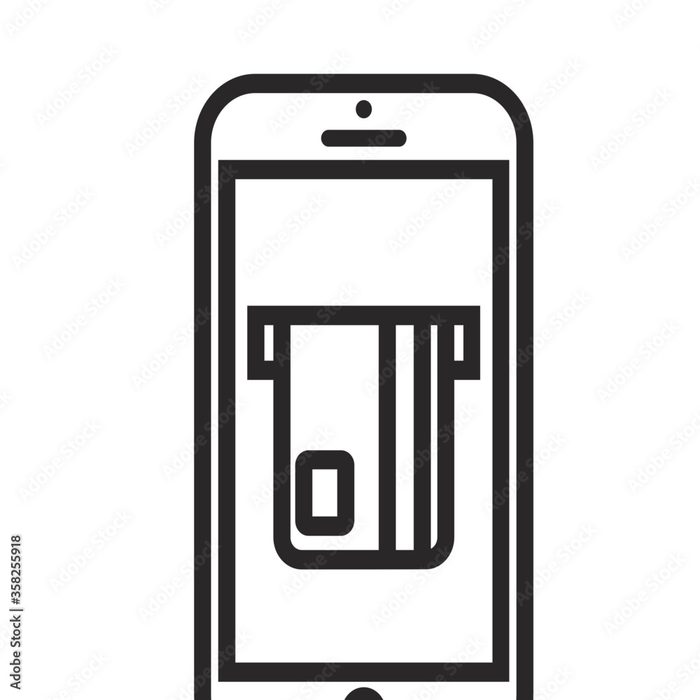 vector illustration of a mobile phone vector illustration of a mobile phone