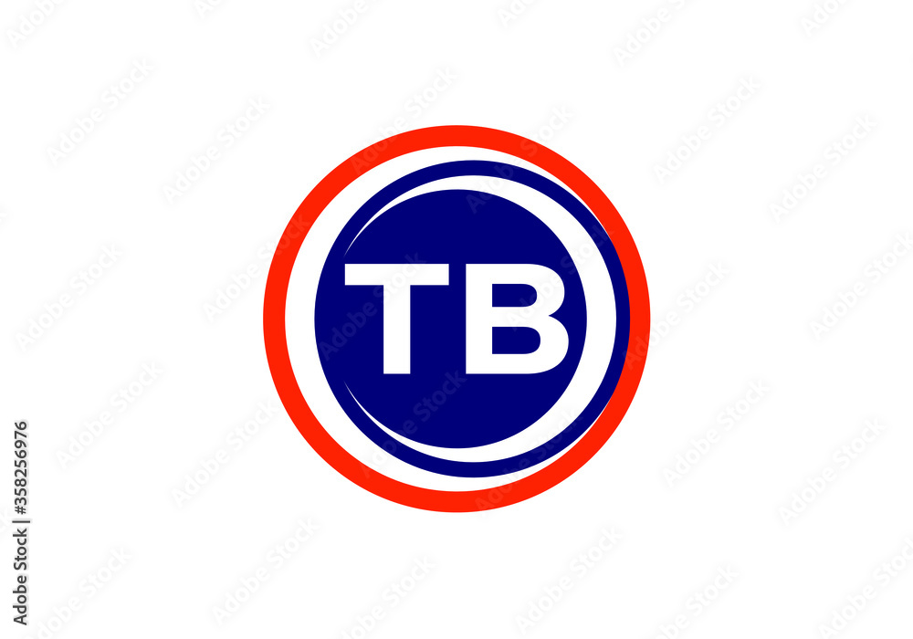 Initial Monogram Letter T B Logo Design Vector Template. T B Letter Logo Design Initial Monogram Letter T B Logo Design Vector Template. T B Letter Logo Design