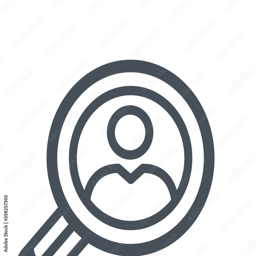magnifying glass with heart magnifying glass with heart
