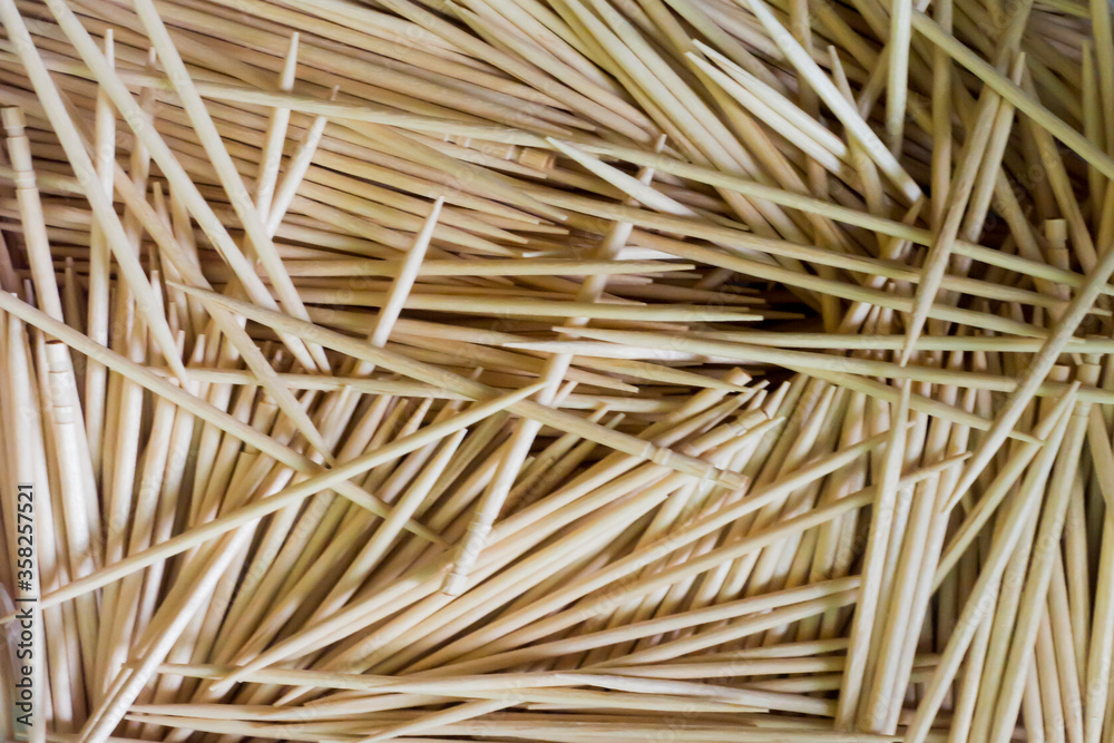 Many toothpicks that fill the entire photo Many toothpicks that fill the entire photo
