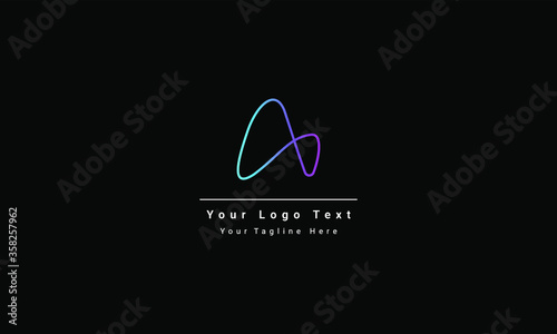 Creative Letter A Logo design vector template. Alphabet collection. Type Characters Logotype symbols. red and black logo with white background