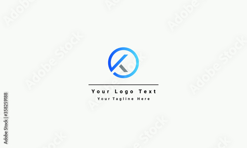 Letter K logo icon design template elements. OK, OK Letter Logo Design in Blue Colors. Creative Modern Letters Vector Icon Logo Illustration. k icon design template elements. K Letter Logo