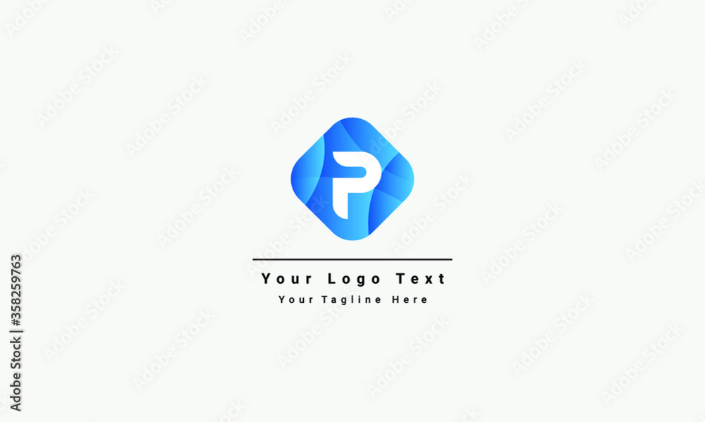 Initial Letter P Logo Template Design Vector Illustration Initial Letter P Logo Template Design Vector Illustration