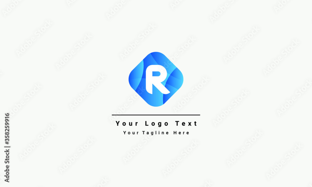Initial Letter R Logo Template Design Vector Illustration Initial Letter R Logo Template Design Vector Illustration