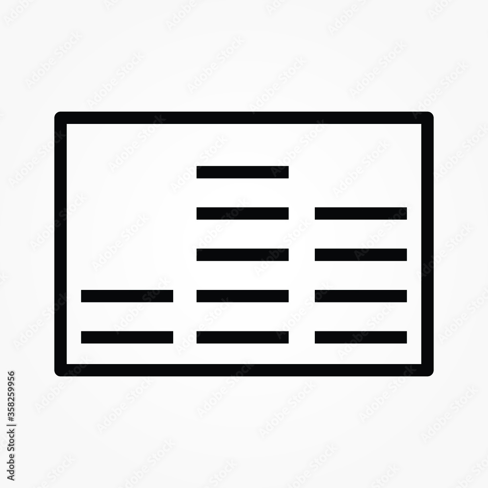 outline equalizer icon.equalizer vector illustration outline equalizer icon.equalizer vector illustration