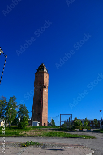 Haparanda, Sweden A water tower in the center of town