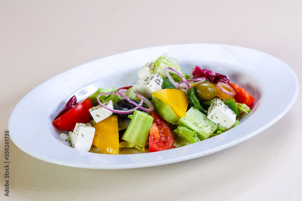 Traditional Greek salad