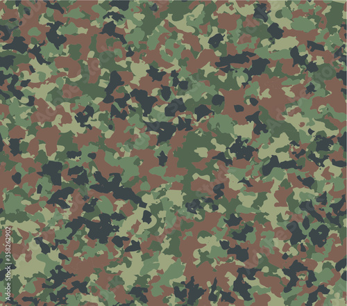 German camouflage seamless pattern 