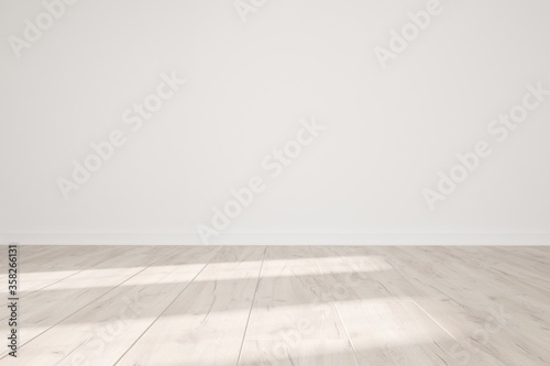 modern empty room with white wall interior design. 3D illustration © ALIAKSANDR
