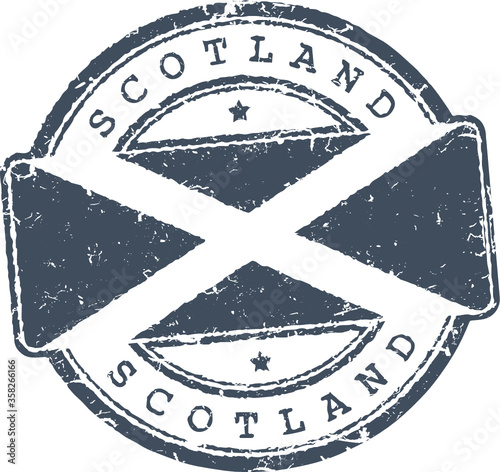 Grunge stamp Scotland