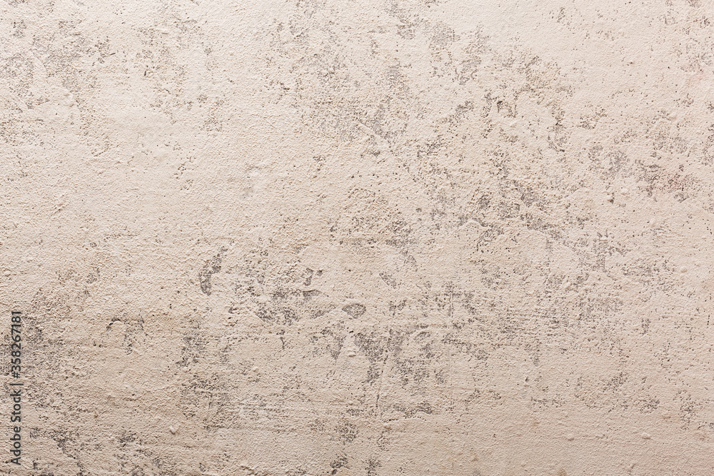 Fototapeta premium Texture of light concrete cement concrete background. copy space