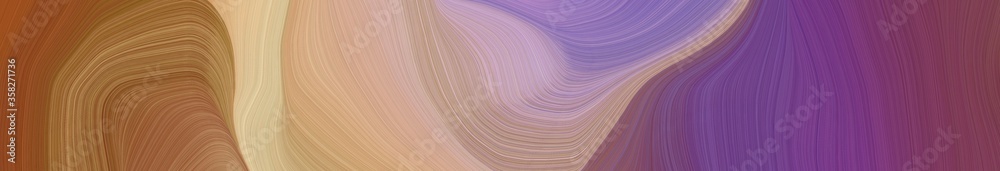 beautiful wide colored banner with antique fuchsia, tan and brown color. elegant curvy swirl waves background design beautiful wide colored banner with antique fuchsia, tan and brown color. elegant curvy swirl waves background design