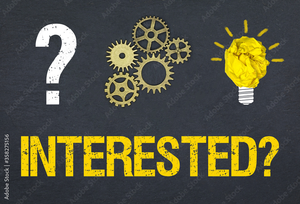 Obraz premium Interested?