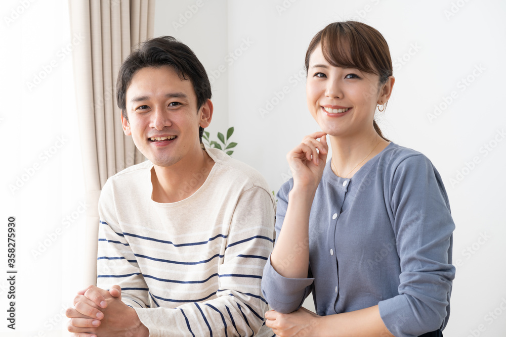 笑顔の夫婦 笑顔の夫婦