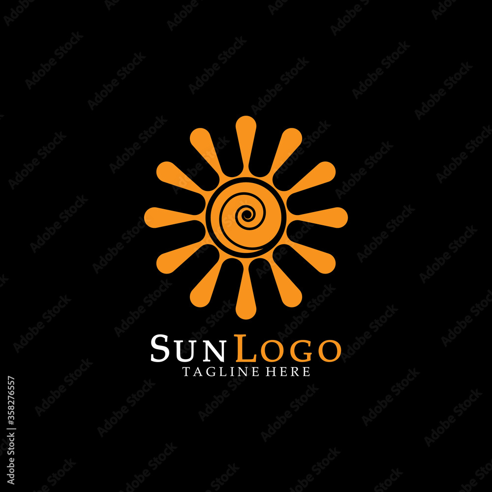 Fototapeta premium Sun Vector illustration Icon