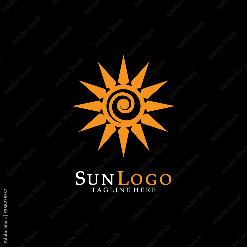 Fototapeta premium Sun Vector illustration Icon