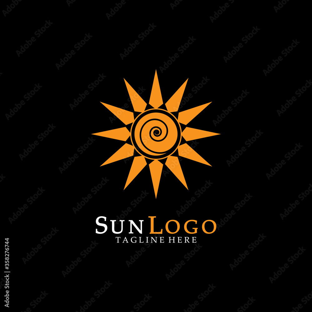 Fototapeta premium Sun Vector illustration Icon