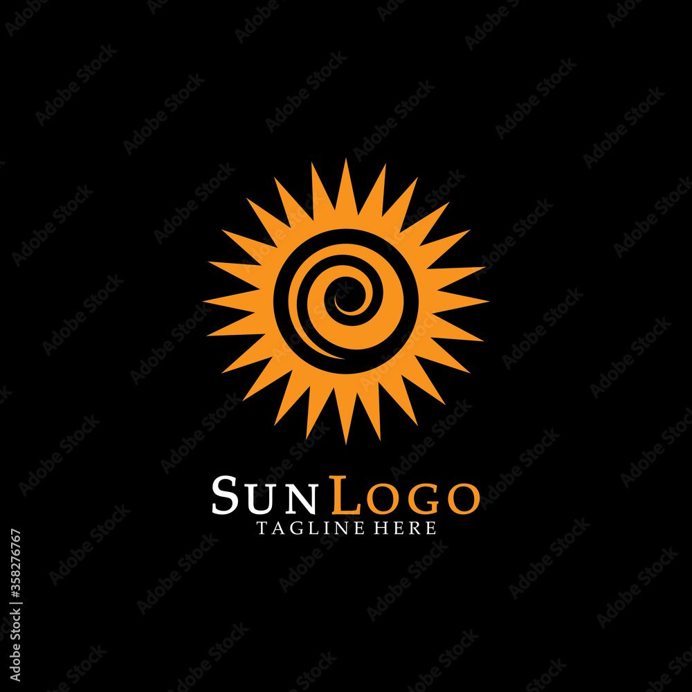Fototapeta premium Sun Vector illustration Icon