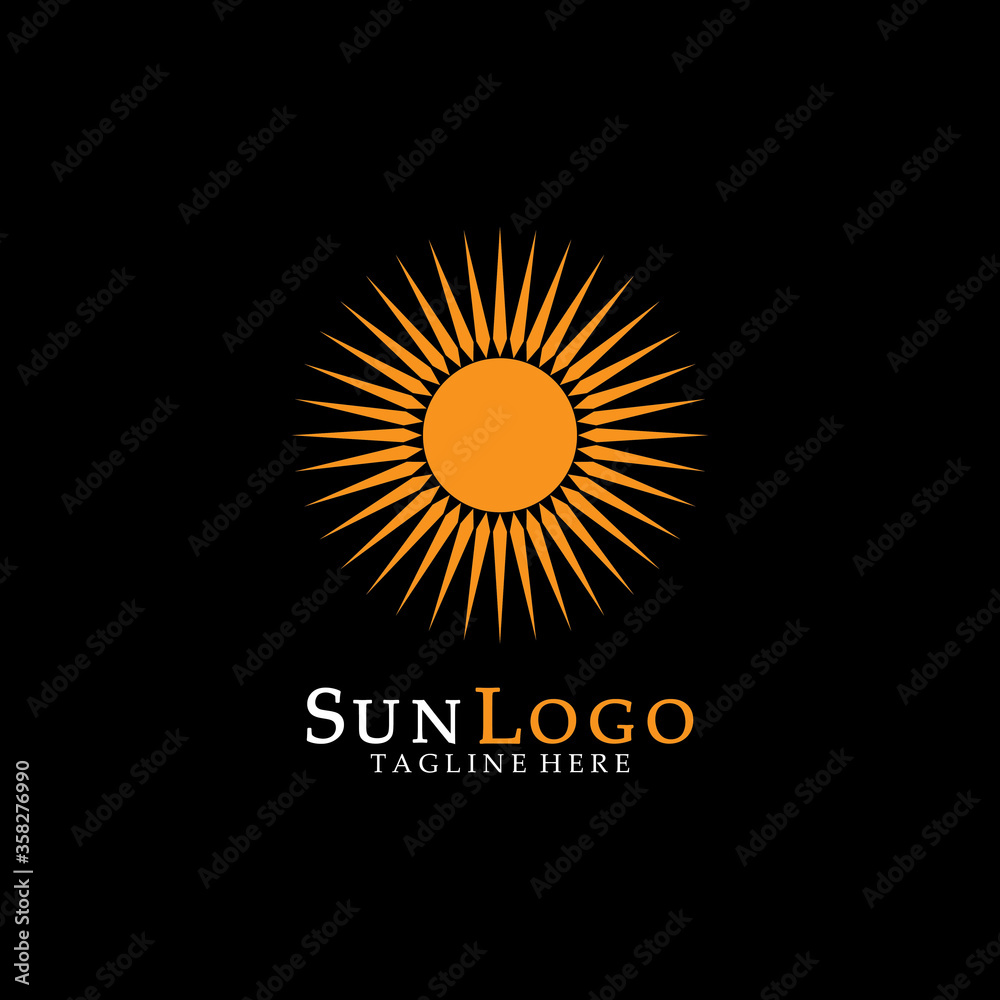 Fototapeta premium Sun Vector illustration Icon