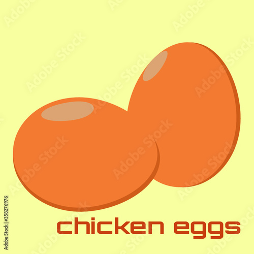  chicken eggs