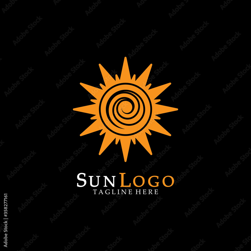 Fototapeta premium Sun Vector illustration Icon