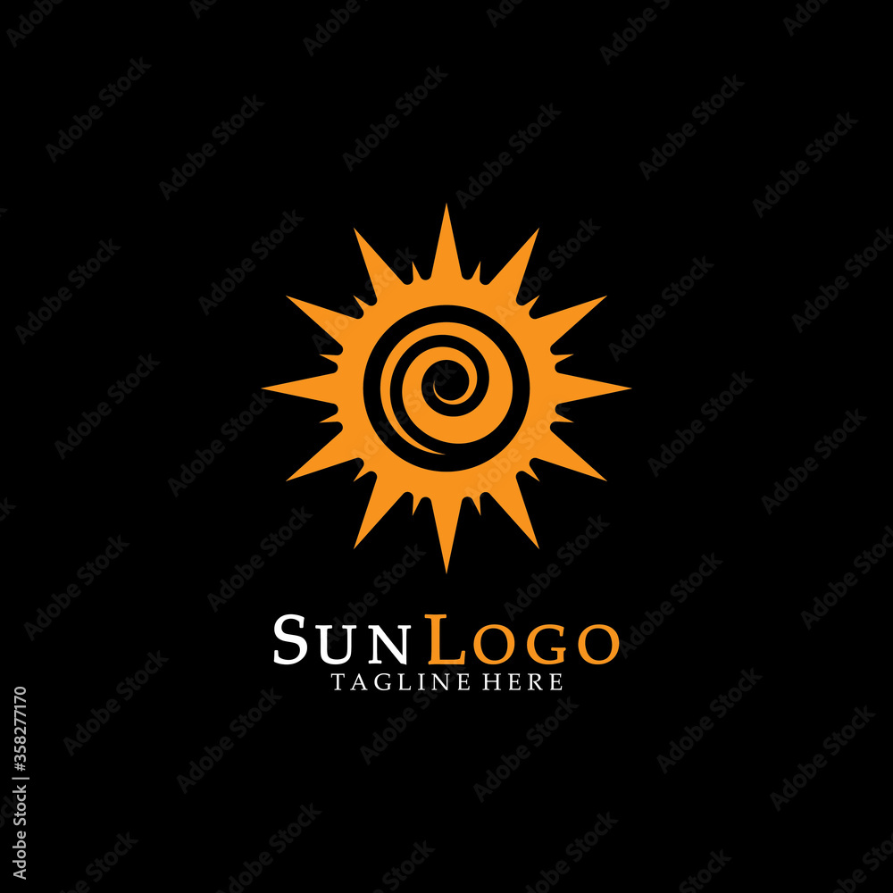 Fototapeta premium Sun Vector illustration Icon