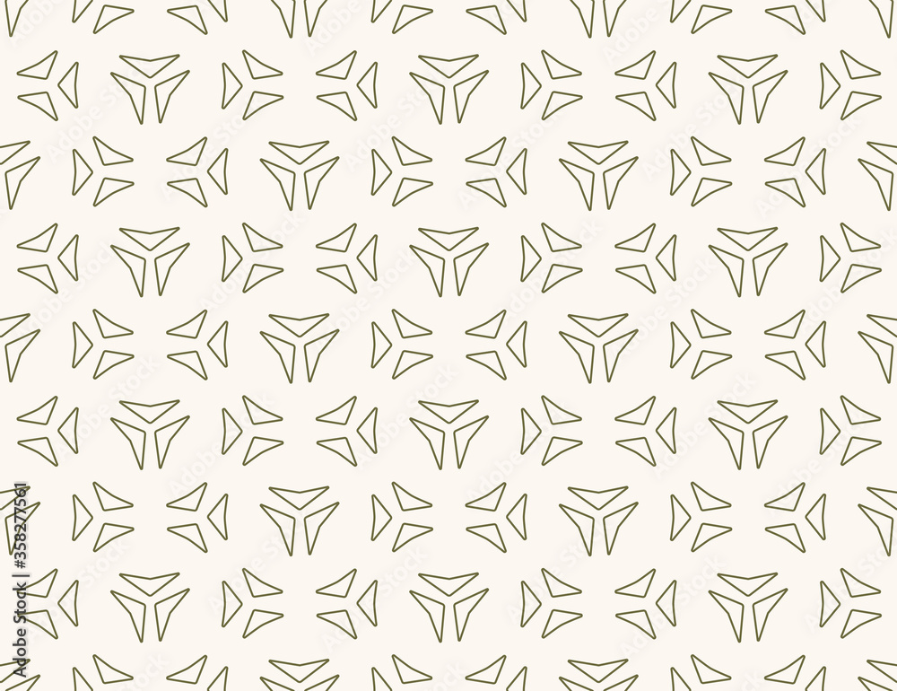 Geometric tiangle background pattern in green and white. Geometric tiangle background pattern in green and white.