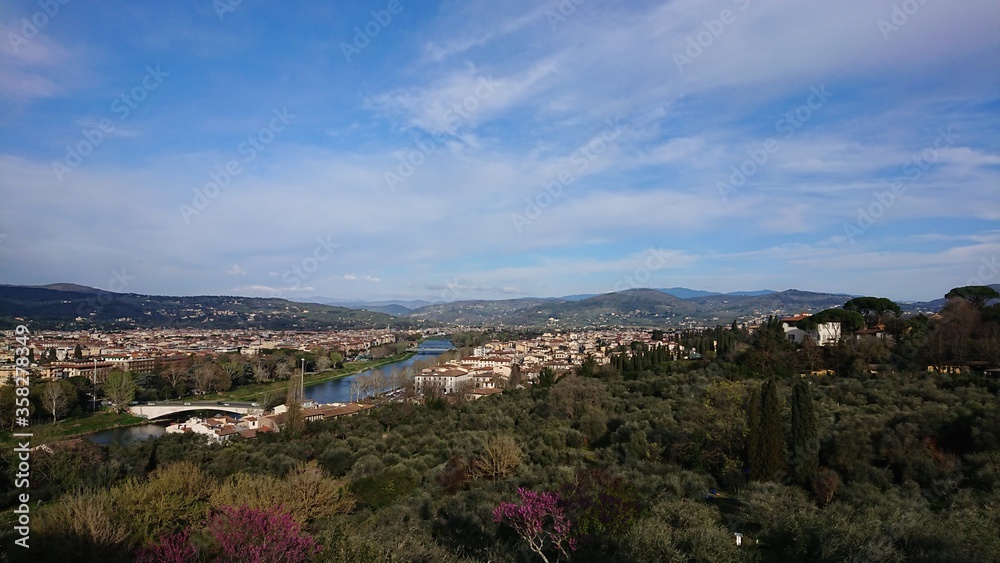 Florence city panorama 