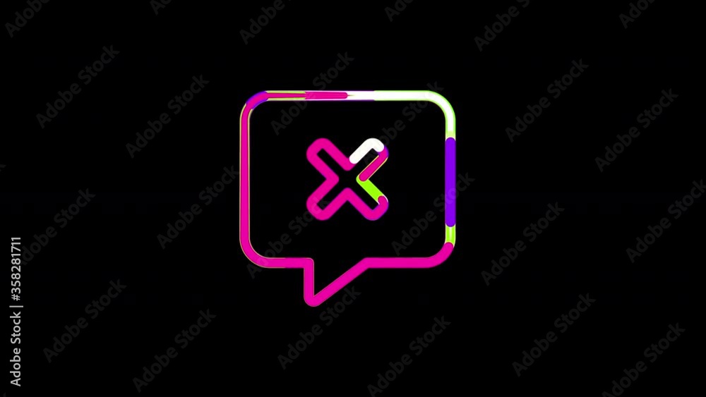 Circles gather in symbol comment times. After it crumbles in a line and moves to the camera. Alpha channel black