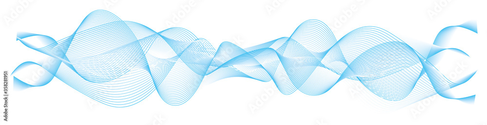 abstract blue wave lines on white background
abstract blue wave lines on white background