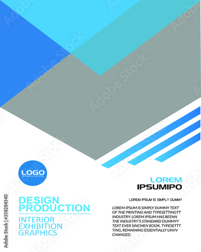 Corporate Simple Blue Flyer A4 Template