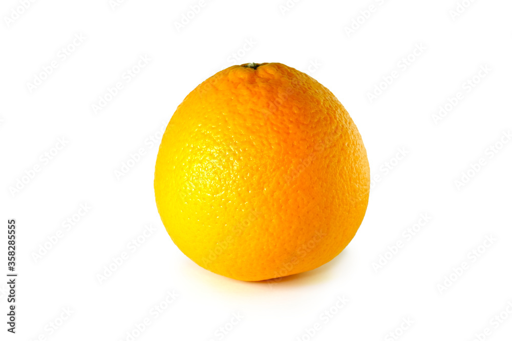 Fresh orange fruit on the white background. Fresh orange fruit on the white background.