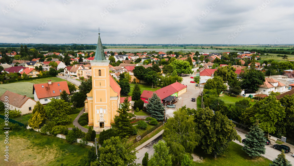 Village Church in rural Slovakia, Europe