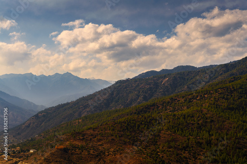 Nature of Paro Valley, Bhutan