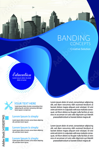 Modern Corporate Business Flyer Design A4 Template