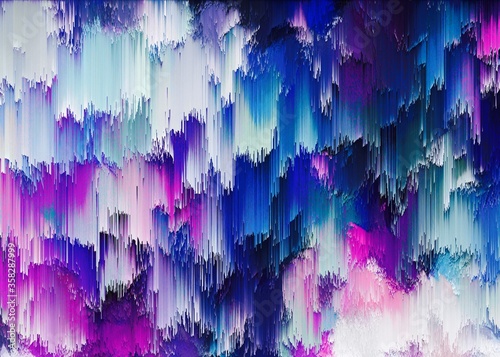 Abstract Colorful Geometrical Artwork,Abstract Graphical Art Background Texture,Modern Conceptual Art,Synthwave Aesthetic Poster Print,3D Rendering