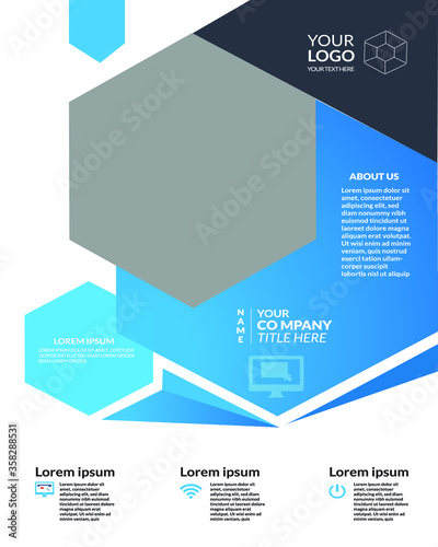Modern Elegant Business Template Flyer Poster