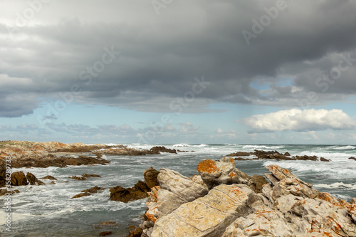 View to the Sea from Hermanus Cliff Path, Hermanus, Western Cape, South Africa
