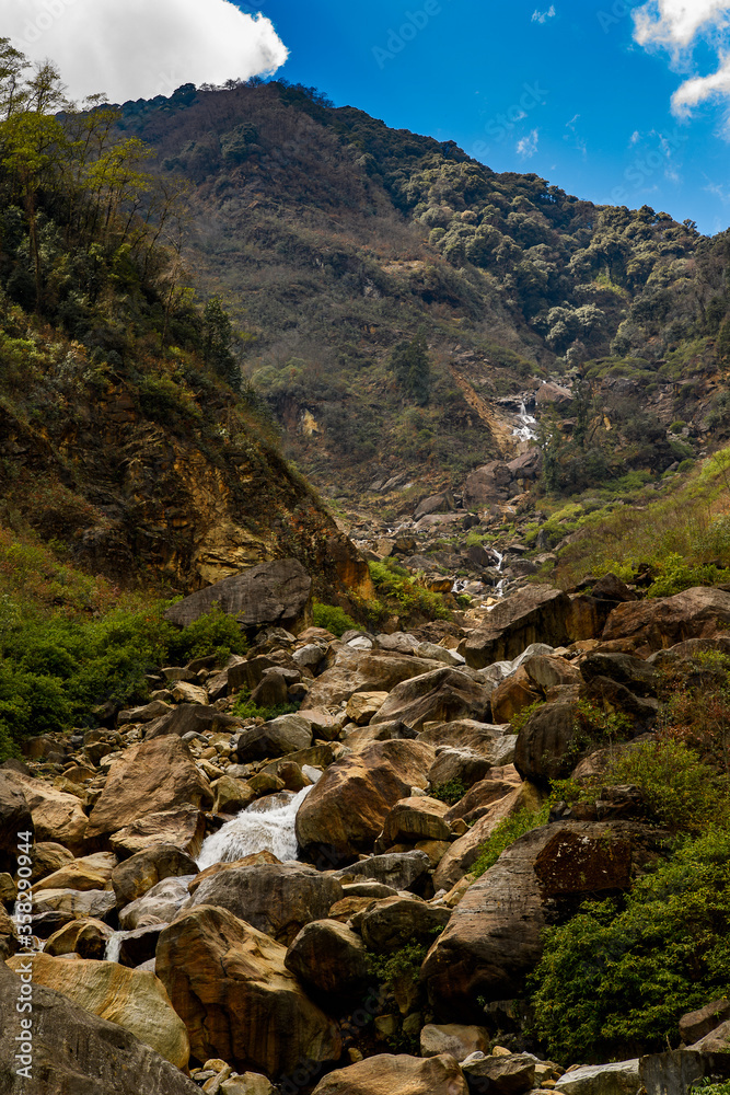 Obraz premium Nature and mountains of Bhutan