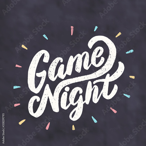 Game night banner.