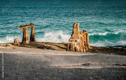 beach and rocks