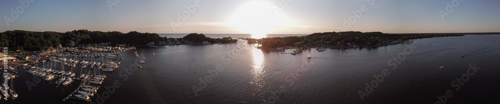 Fototapeta premium Sunset Holland Michigan