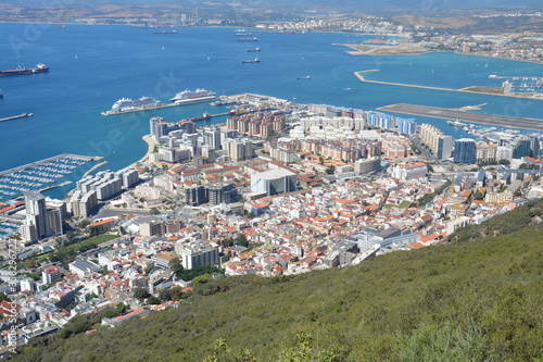 Fototapeta Naklejka Na Ścianę i Meble -  Vue Panoramique Gibraltar 