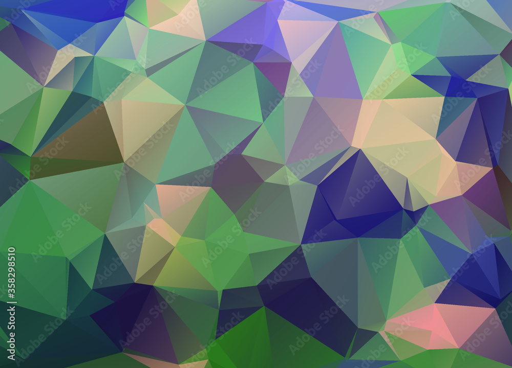 Fototapeta premium Modern vector geometric background. Polygonal art. Web design background